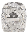 1.26 Carat D IF Elongated Cushion Lab Diamond For Sale