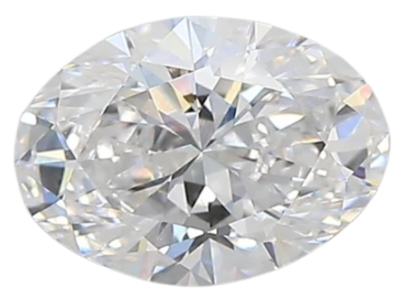 0.9 Carat D VVS2 Oval Lab Diamond Sale