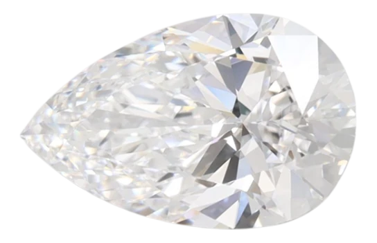 1.62 Carat D VVS2 Pear Lab Diamond Sale