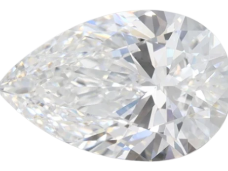 1.96 Carat D VVS1 Pear Lab Diamond on Sale