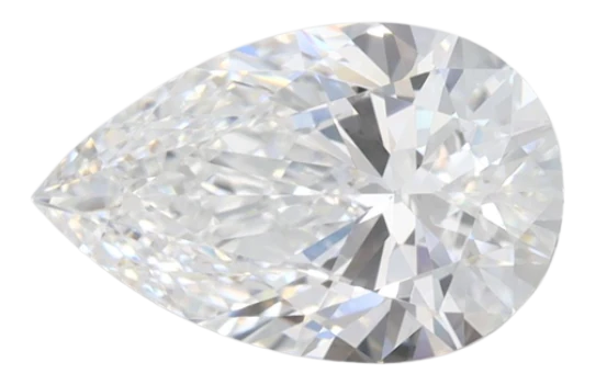 1.96 Carat D VVS1 Pear Lab Diamond on Sale