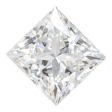 1.25 Carat D VVS1 Princess Lab Diamond For Sale