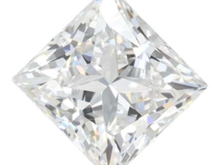 1.25 Carat D VVS1 Princess Lab Diamond For Sale