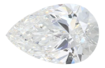 1.61 Carat E VVS1 Pear Lab Diamond For Discount