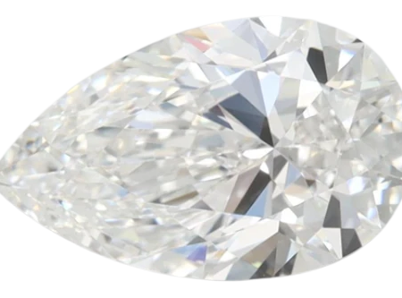 1.55 Carat E VVS1 Pear Lab Diamond Fashion