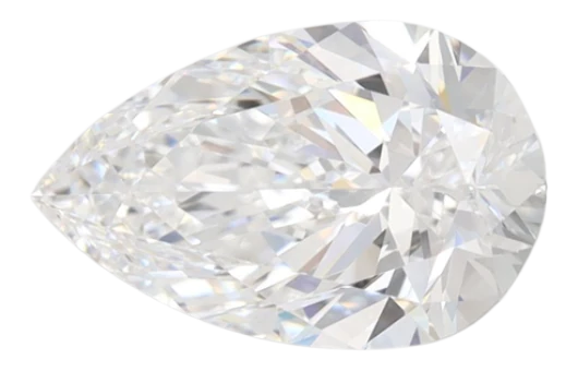 1.57 Carat D VVS1 Pear Lab Diamond Sale