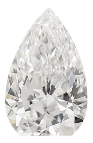 1.53 Carat D VVS1 Pear Lab Diamond For Sale