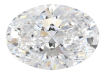 1.61 Carat D VVS1 Oval Lab Diamond on Sale