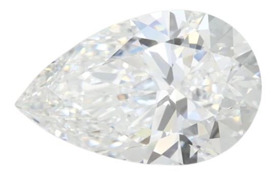 1.56 Carat D IF Pear Lab Diamond on Sale