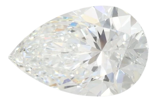 1.95 Carat E IF Pear Lab Diamond Online Sale