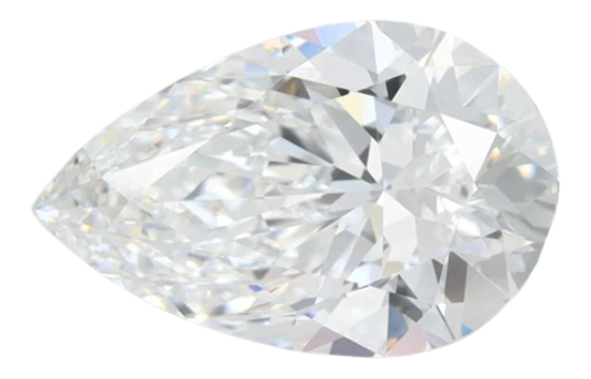 1.91 Carat D VVS1 Pear Lab Diamond For Discount