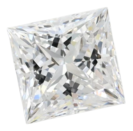 1.67 Carat D VVS1 Princess Lab Diamond For Discount