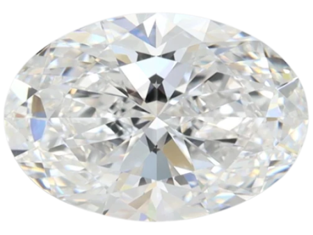 2.04 Carat D IF Oval Lab Diamond For Cheap