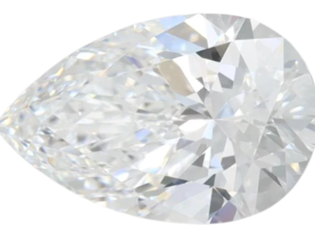 2.03 Carat D VVS1 Pear Lab Diamond Online Sale