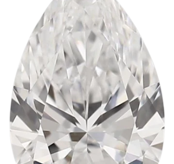 1.71 Carat D VVS2 Pear Lab Diamond For Sale