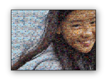 Photo Mosaic Poster For Discount