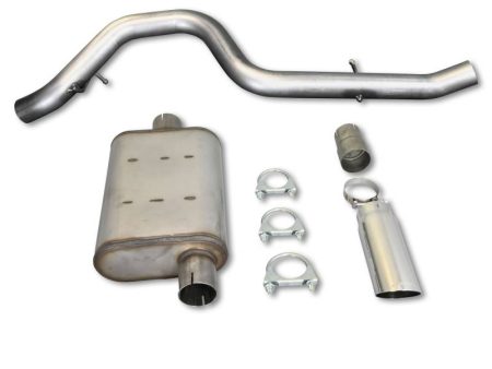 JBA Exhaust Jeep Wrangler TJ (1997-1999) Catback 3.0  Stainless Steel - 30-1514 For Sale