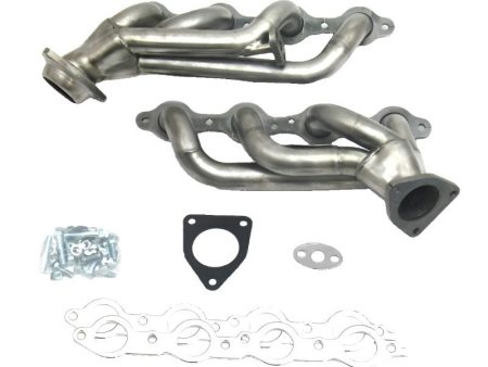 JBA Shorty Headers GMC Sierra 4.8L 5.3L (99-01) CARB Smog Legal 1 5 8  - Stainless Steel Raw Finish  - 1850SJS on Sale