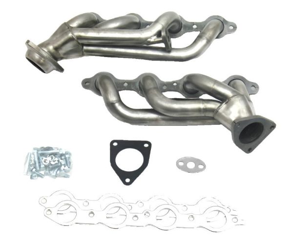 JBA Shorty Headers GMC Sierra 4.8L 5.3L (99-01) CARB Smog Legal 1 5 8  - Stainless Steel Raw Finish  - 1850SJS on Sale