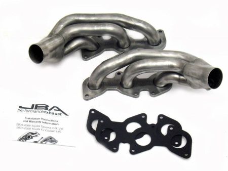 JBA Shorty Headers Toyota 4Runner 4.0L V6 (05-09) CARB Smog Legal  1 1 2   - Silver Ceramic or Raw Finish Online Sale