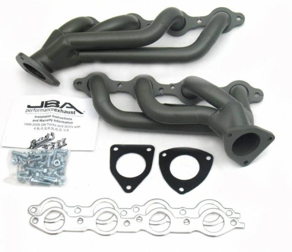 JBA Shorty Headers GMC Sierra 6.0L V8 (2015-2020) CARB Smog Legal 1 5 8  - Stainless or Titanium Discount