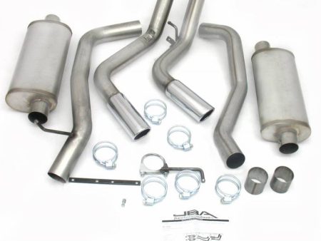 JBA Exhaust Chevy Silverado 2500HD 6.0L 8.1L V8 (01-06) Catback 3.0  Stainless Steel - 40-3030 For Sale