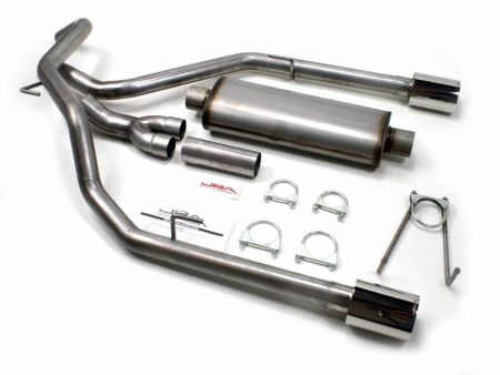 JBA Exhaust Dodge RAM Hemi 5.7L V8 (06-14) Dual Exit Catback 3.0  to 2.5  Stainless Steel - 40-1536 Fashion