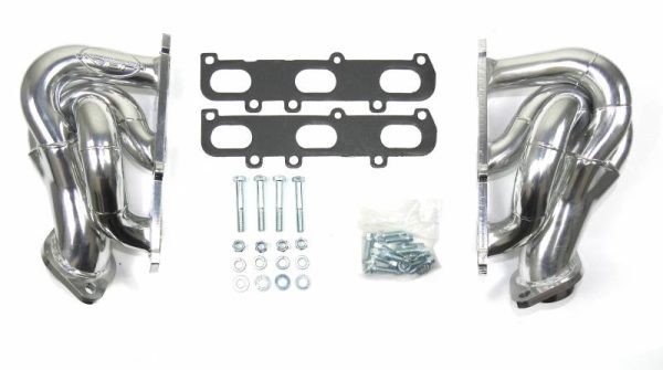 JBA Shorty Headers Ford F150 3.5L 3.7L V6 (11-17) CARB Smog Legal 1 5 8  - Silver Ceramic or Raw Finish Discount