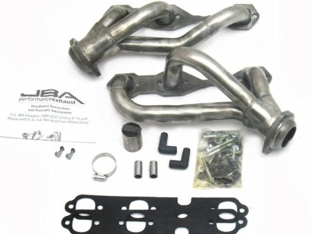 JBA Shorty Headers Chevy	S10 4.3L V6 (88-95, 02-03) CARB Smog Legal  1 1 2  - Stainless or Titanium For Discount