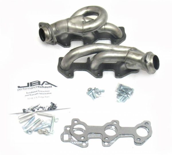 JBA Shorty Headers Dodge Ram 1500 3.7L V6 (02-08) CARB Smog Legal 1 1 2  - Stainless Steel  - 1931S Cheap