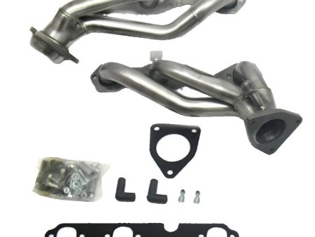 JBA Shorty Headers Chevy Silverado 4.3L V6 (99-02) CARB Smog Legal 1 1 2  - Stainless Raw or Silver Ceramic For Discount