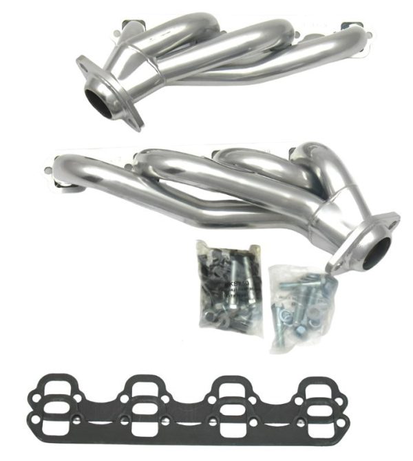 JBA Shorty Headers Ford Mustang Fox Body 5.0L V8 (86-93) CARB Smog Legal - Stainless or Titanium Fashion