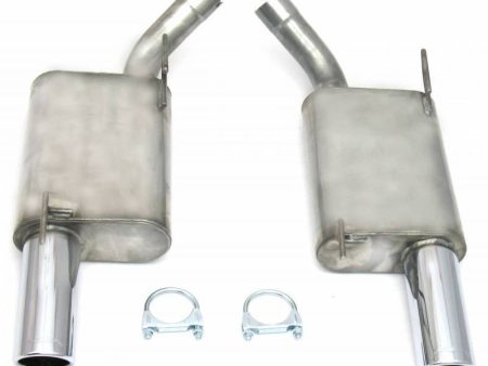 JBA Exhaust Ford Mustang S197 4.6L V8 (2005-2010) Axleback 2.5  Stainless Steel - 40-2627 For Sale