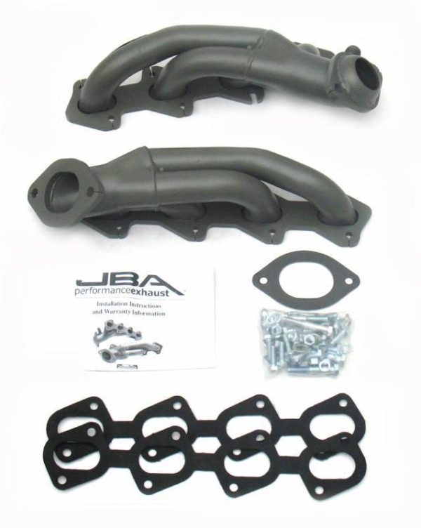 JBA Shorty Headers Ford Mustang SN95 4.6L V8 (99-04) CARB Smog Legal 1 5 8  - Stainless or Titanium For Sale