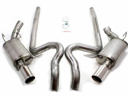 JBA Exhaust Ford Mustang S197 5.0L   5.4L   5.8L V8 (2011-2014) Catback 3.0  Stainless Steel - 40-2644 on Sale