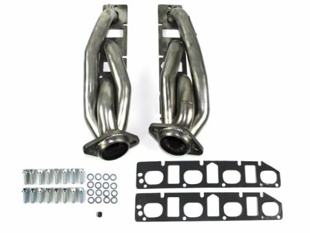 JBA Shorty Headers Dodge Ram 1500 DT 5.7L Hemi 2WD 4WD New Body Style (19-23) CARB Smog Legal  1 1 2  - Silver Ceramic or Raw Finish Online Sale